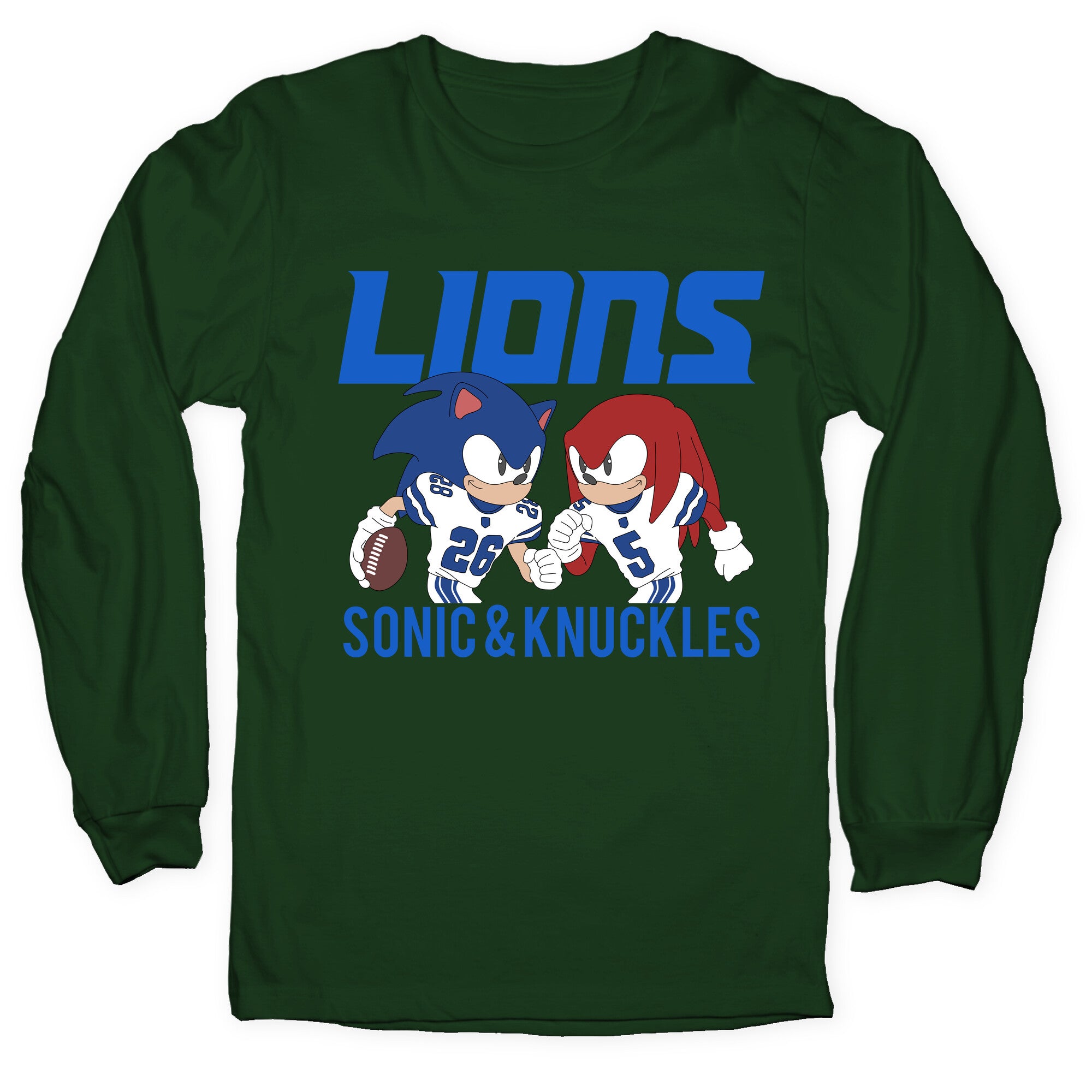 Lions Sonic and Knuckles Longsleeve Tee
